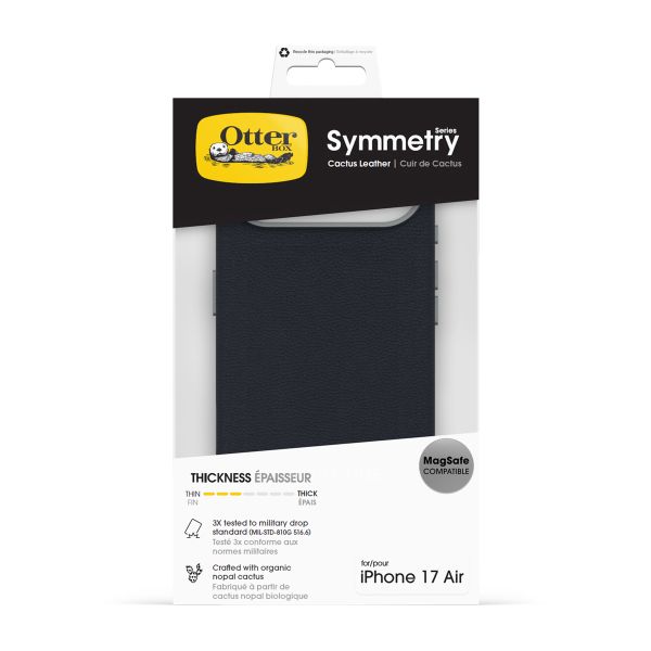 OtterBox Symmetry Cactus Leder Back Cover MagSafe Apple iPhone Air - Riverside Blue