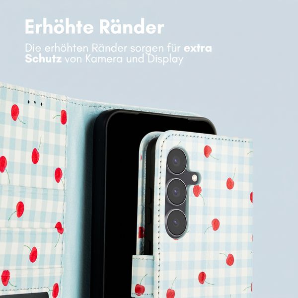 imoshion Design Klapphülle Samsung Galaxy S25 FE - Cherry Check