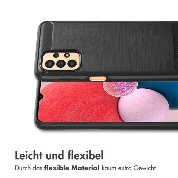 imoshion Brushed Back Cover für das Samsung Galaxy A13 (4G) - Schwarz