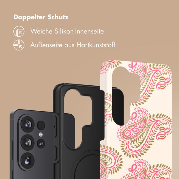 Selencia Vivid Back Cover Samsung Galaxy S26 Ultra - Paisley Blush