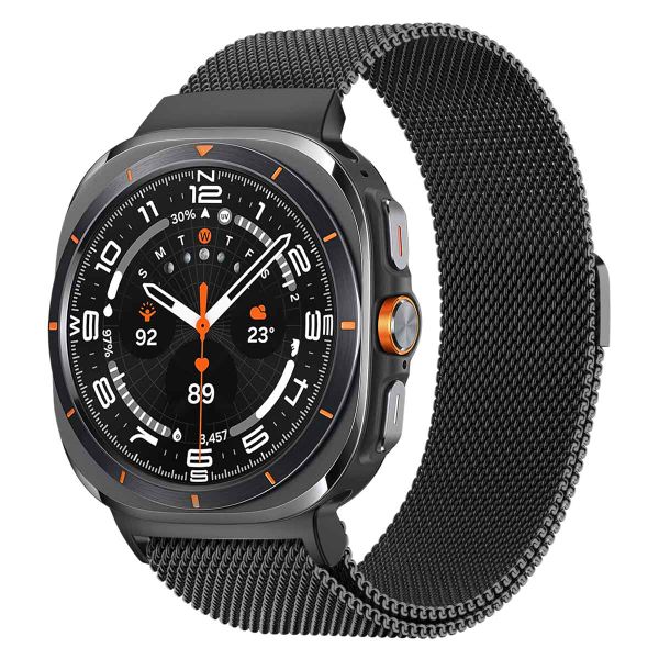 imoshion Milanese Watch Armband für Samsung Galaxy Watch Ultra - Schwarz