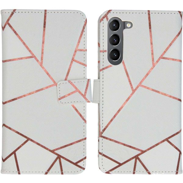 imoshion Design TPU Klapphülle für das Samsung Galaxy S23 Plus - White Graphic