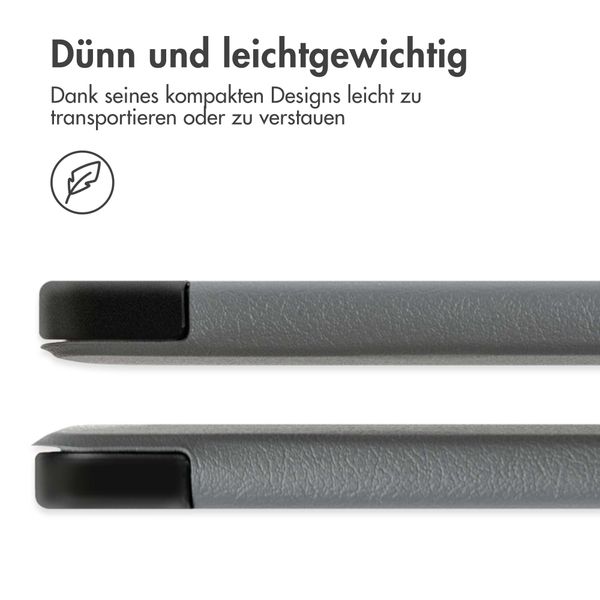 imoshion Trifold Klapphülle für das Microsoft Surface Pro 9 / Pro 10 / Pro 11 - Grau