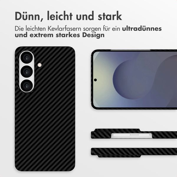 Accezz MagSafe Kevlar® Hülle Samsung Galaxy S26 - Schwarz
