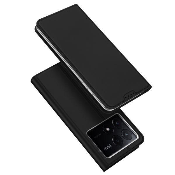 Dux Ducis Slim TPU Klapphülle für das Xiaomi Poco X6 Pro - Schwarz