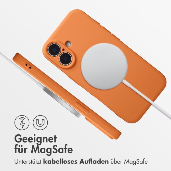 imoshion Color Back Cover mit MagSafe Apple iPhone 16 - Neon Orange