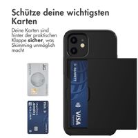 imoshion ﻿Backcover mit Kartenfach für das iPhone 12 Mini - Schwarz