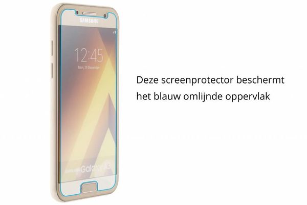 Displayschutz aus gehärtetem Glas für Galaxy A3 (2017)