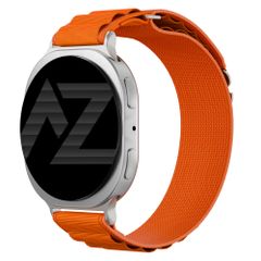 Accezz Nylon Alpine Armband für Samsung Galaxy Watch 9 (40/44mm) / Watch 8 (40/44mm) / Classic (46mm) - Orange