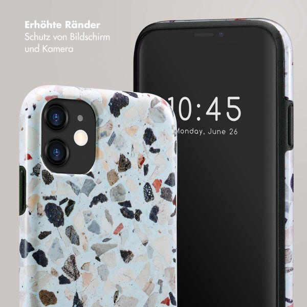 Selencia Vivid Tough Back Cover für das iPhone 11 - Chic Terazzo