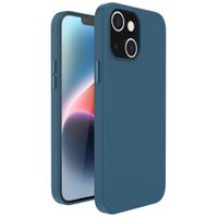 Accezz Leather Backcover mit MagSafe für das Apple iPhone 14 Plus - Dunkelblau
