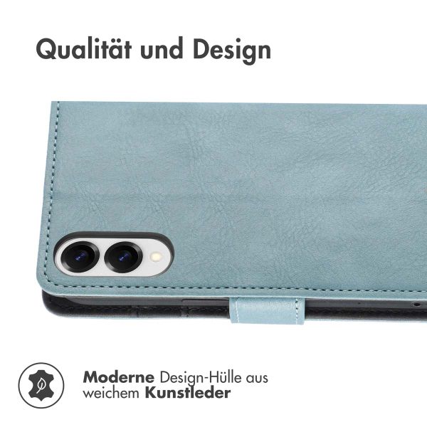 imoshion Luxuriöse Klapphülle Samsung Galaxy S25 Edge - Hellblau