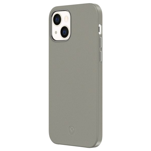 Valenta Luxe Leather Backcover für das iPhone 13 Mini - Grau