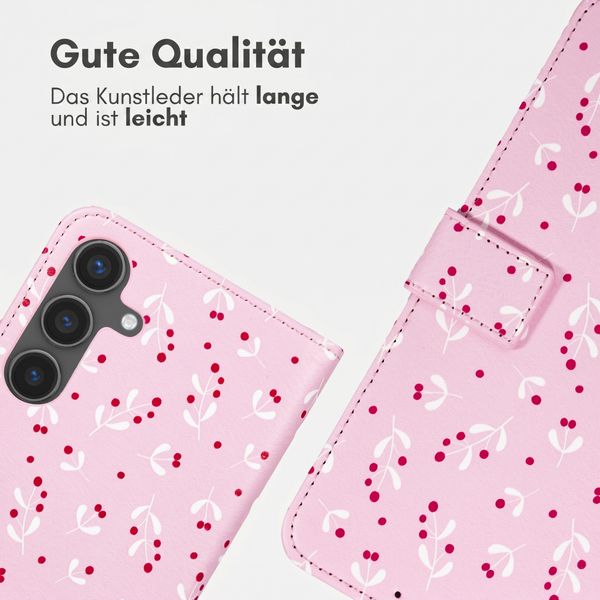 imoshion Design Klapphülle Samsung Galaxy S25 FE - Blush Berries