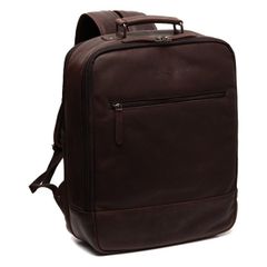 The Chesterfield Brand Jamaica Laptop Rucksack 15-15.6 Zoll - Echtes Leder - Dunkelbraun