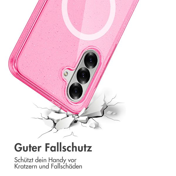 imoshion Glitzer Back Cover mit MagSafe Samsung Galaxy A56 - Glitzer Rosa