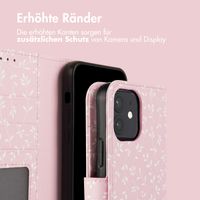 imoshion Design Klapphülle iPhone 12 (Pro) - Pink Bazaar Flowers