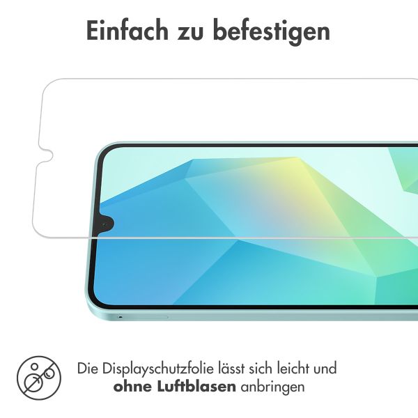 imoshion Bildschirmschutzfolie Gehärtetes Glas für das Samsung Galaxy A16 (5G/4G)