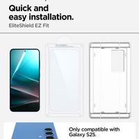 Spigen EliteShield EZ Fit mit Installation Tray - 1er Pack Samsung Galaxy S25