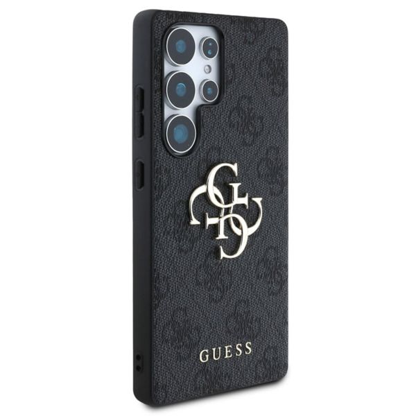 Guess 4G Metal Logo Back Cover Samsung Galaxy S25 Ultra - Schwarz
