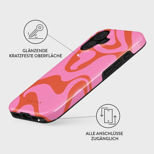 Burga Tough Back Cover für das iPhone 16 - Ride The Wave