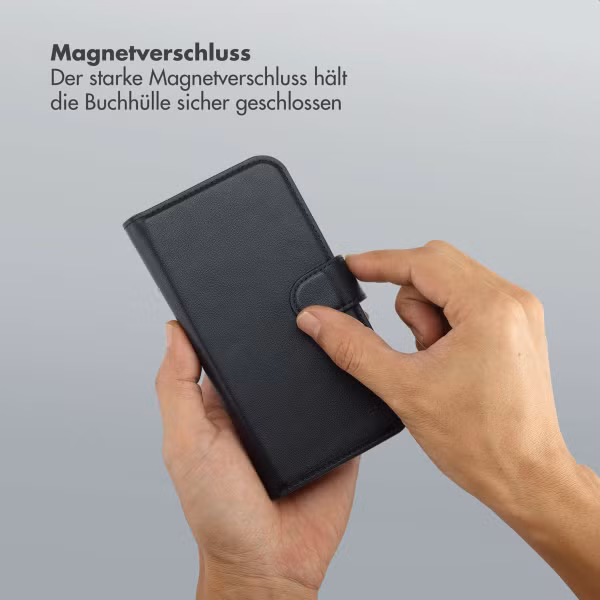 Selencia Olyn Abnehmbare Bookcase mit MagSafe Samsung Galaxy S24 / S25 - Schwarz