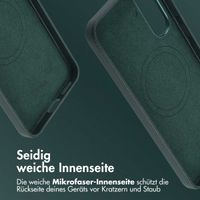 Accezz MagSafe Leather Backcover Samsung Galaxy A36 / A56 - Cedar Green