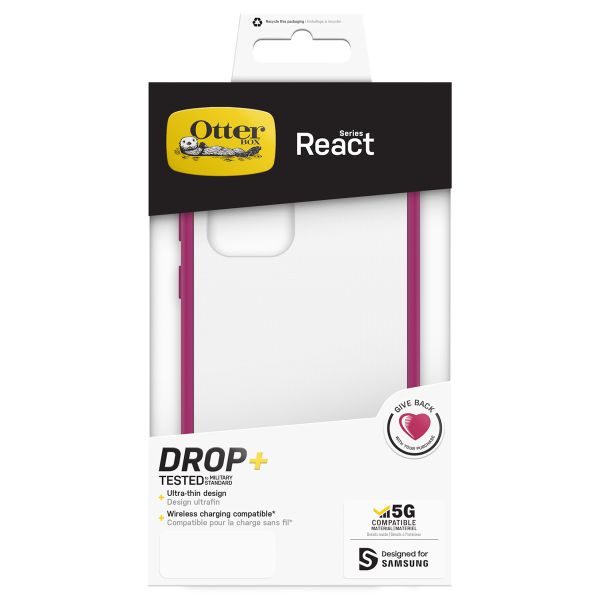 OtterBox React Backcover für das Samsung Galaxy S22 Ultra - Party Pink