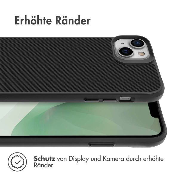 imoshion Rugged Hybrid Carbon Case für das iPhone 14 Plus - Schwarz