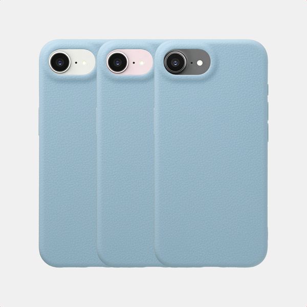 imoshion Texture Backcover Apple iPhone 17e / 16e - Hellblau