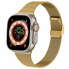 imoshion Milanaise Faltarmband für Apple Watch Series 1 t/m 11 / SE / Ultra (44/45/46/49 mm) - Gold