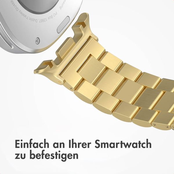 imoshion Edelstahlarmband für das  Samsung Galaxy Watch 8 (40/44mm) / Classic (46mm) - Gold