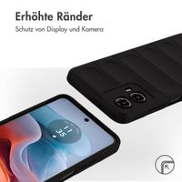 imoshion EasyGrip Back Cover für das Motorola Moto G34 - Schwarz