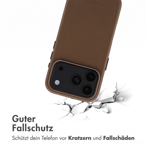 Accezz MagSafe Leather Backcover Apple iPhone 18 Pro Max / 17 Pro Max - Kaffeebraun