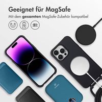 imoshion Color Backcover mit abnehmbarem Handykette und MagSafe Apple iPhone 14 Pro Max - Schwarz