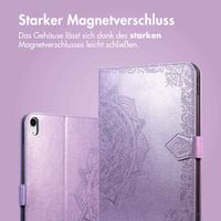 imoshion Mandala Klapphülle Apple iPad 11 (2025) 11 Zoll A16 / iPad 10 (2022) 10.9 Zoll - Lila / Lilac