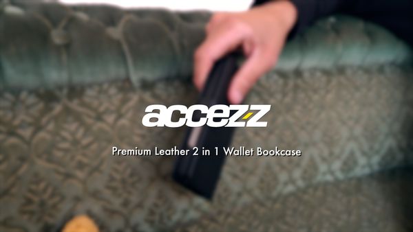 Accezz Premium Leather 2 in 1 Wallet Bookcase Samsung Galaxy A54 (5G) - Schwarz