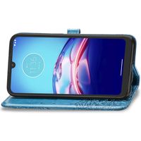 Mandala Klapphülle Motorola Moto E6s - Türkis