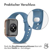 imoshion Silikonband für das Oppo Watch 41 mm - Blau