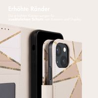 imoshion Design Klapphülle iPhone 13 - Beige Graphic