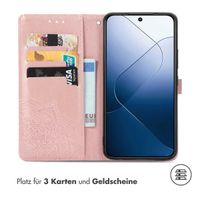 imoshion Mandala Klapphülle für das Xiaomi 14T Pro - Rose Gold