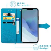 imoshion Mandala Klapphülle für das Apple iPhone 14 - Türkis