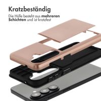 imoshion Backcover mit Kartenfach Samsung Galaxy S26 Plus - Rose Gold