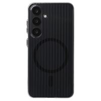 Accezz Lite Backcover mit MagSafe | Fluted | Samsung Galaxy S25 - Schwarz