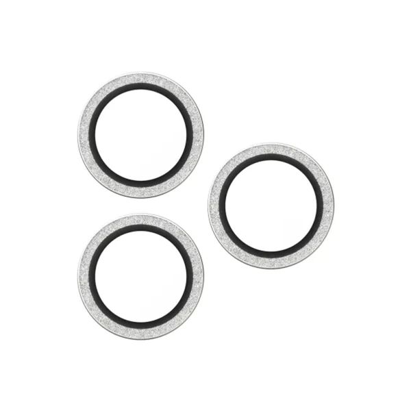PanzerGlass Kameraprotektor Hoops Optic Rings für das Apple iPhone 17 Pro / Apple iPhone 17 Pro Max - Glitzersilber