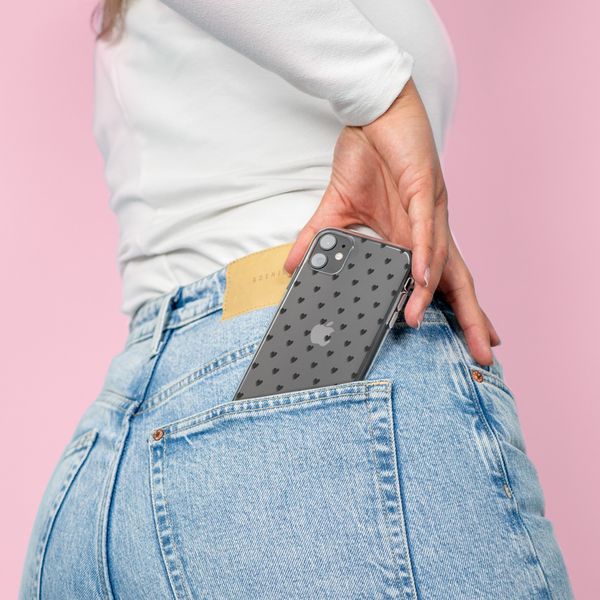 imoshion Design Hülle Samsung Galaxy S20 FE - Hearts All Over Black