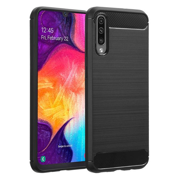 imoshion Brushed Back Cover für das Samsung Galaxy A50 / A30s - Schwarz