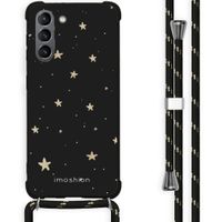 imoshion Design Hülle mit Band für das Samsung Galaxy S21 - Stars Gold