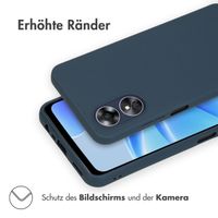 imoshion Color TPU Hülle für das Oppo A17 - Dunkelblau