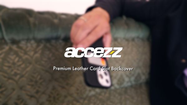 Accezz Premium Leather Card Slot Back Cover für das Apple iPhone 14 Plus - Dunkelblau